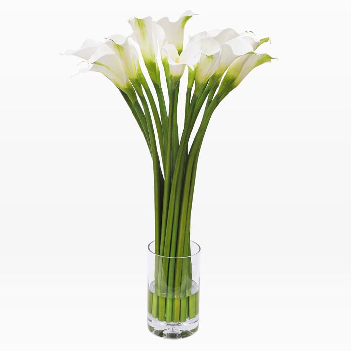 Faux Calla Lilly Bouquet w/ Vase | West Elm (US)