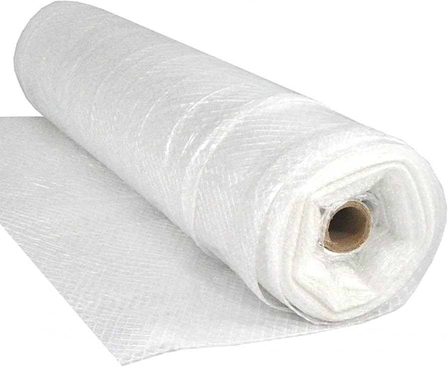 Farm Plastic Supply - Dura Skrim String Reinforced Clear Plastic Sheeting - 6 Mil - (20' x 100') ... | Amazon (US)