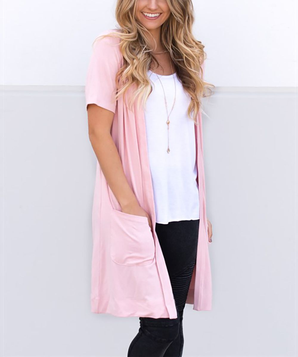 Pink Pocket Duster - Women | Zulily