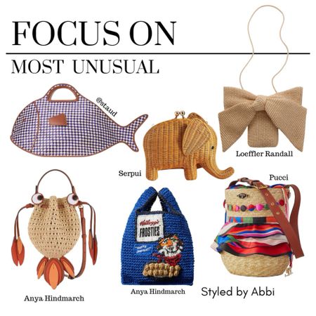 Straw bags. We love something unique right? 

#LTKitbag #LTKstyletip
