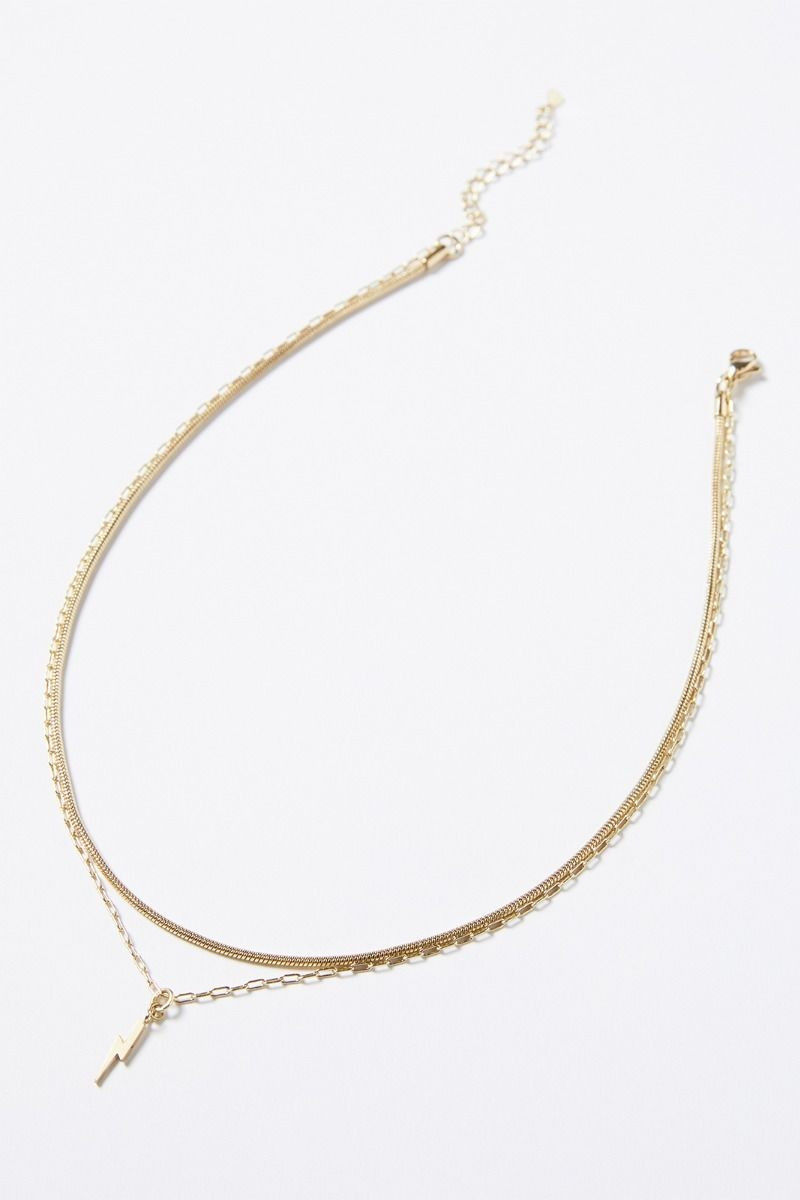 EVEREVE Hayley Lightning Bolt Necklace | EVEREVE | Evereve