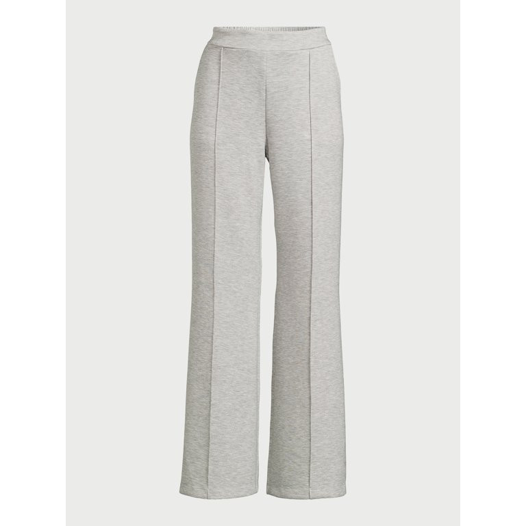 Scoop Women's Scuba Knit Trouser Pants, Sizes XS-XXL | Walmart (US)
