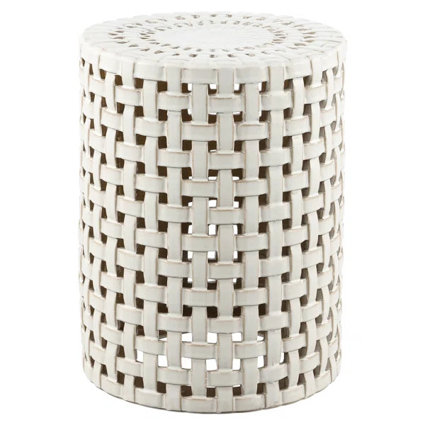Gonde Ceramic Accent Stool | Wayfair North America