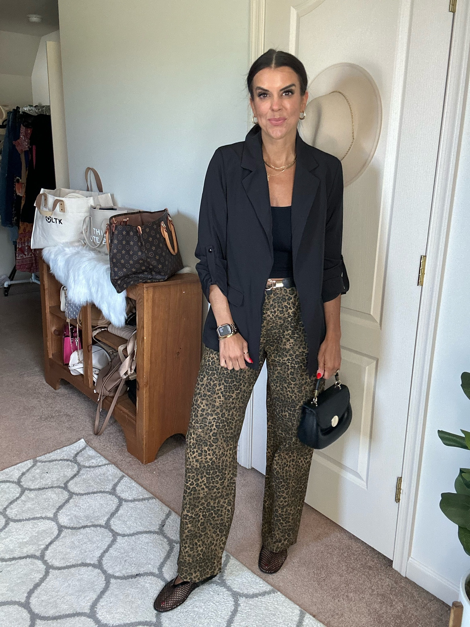 Love these $16 Walmart pants! Size down! They run big! I’m in size small, and need size xs. Size small in tank and blazer also.

#LTKFindsUnder100 #LTKSeasonal #LTKStyleTip