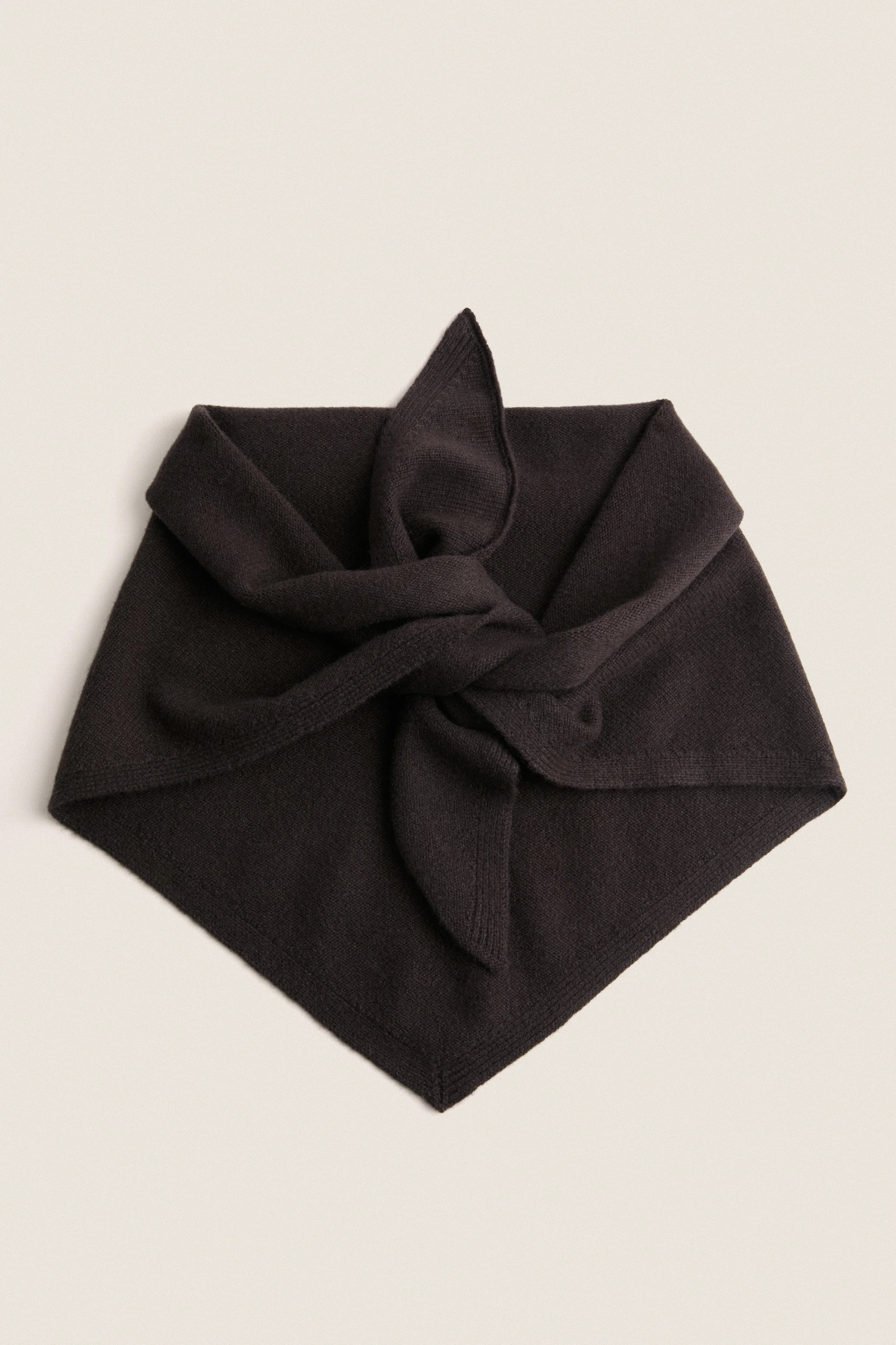 Espresso Cashmere Triangle Scarf | Tuckernuck (US)