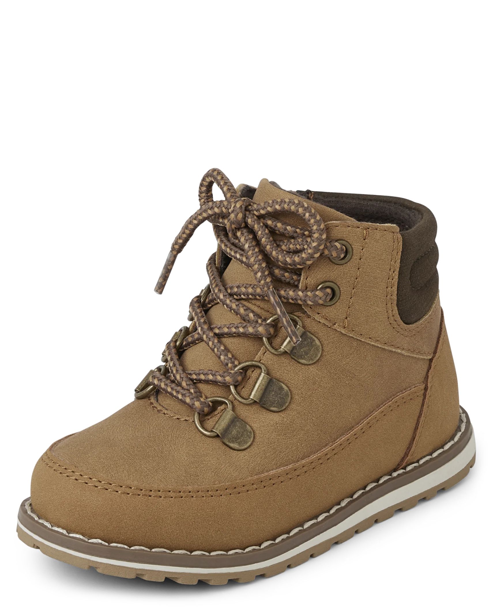 Toddler Boys Lace-Up Hi-Top Boots - tan | The Children's Place