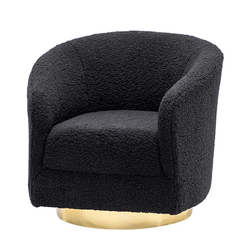 Upholstered Swivel Barrel Chair | Wayfair North America