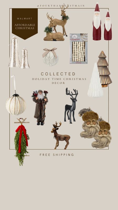 collected // affordable christmas finds at walmart 

#LTKHoliday #LTKhome