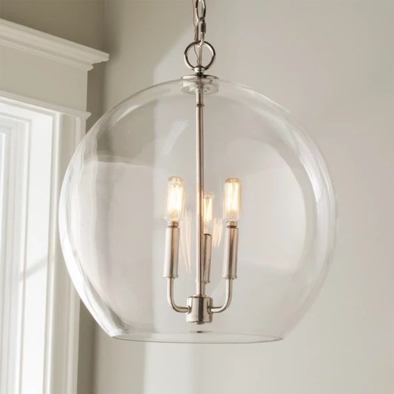 Clear Glass Sphere Chandelier | Shades of Light