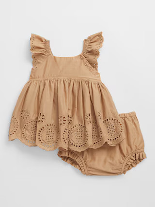 Baby Eyelet Two-Piece Outfit Set | Gap Factory