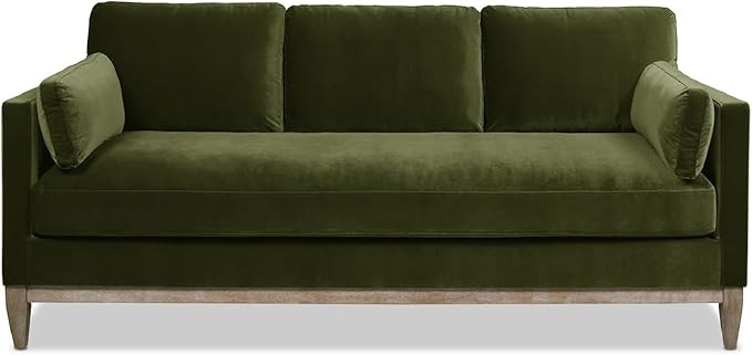 Jennifer Taylor Home Knox 84" Modern Farmhouse Performance Velvet Living Room Sofa Couch | Amazon (US)
