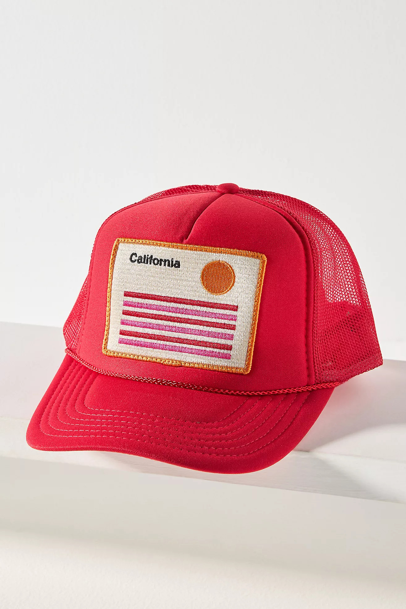 Friday Feelin Cali Stripe Trucker Hat | Anthropologie (US)