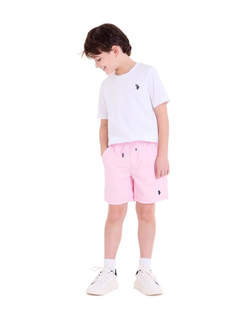 U.S. Polo Assn. Boys Pull-On Shorts, Sizes 4-18 | Walmart (US)