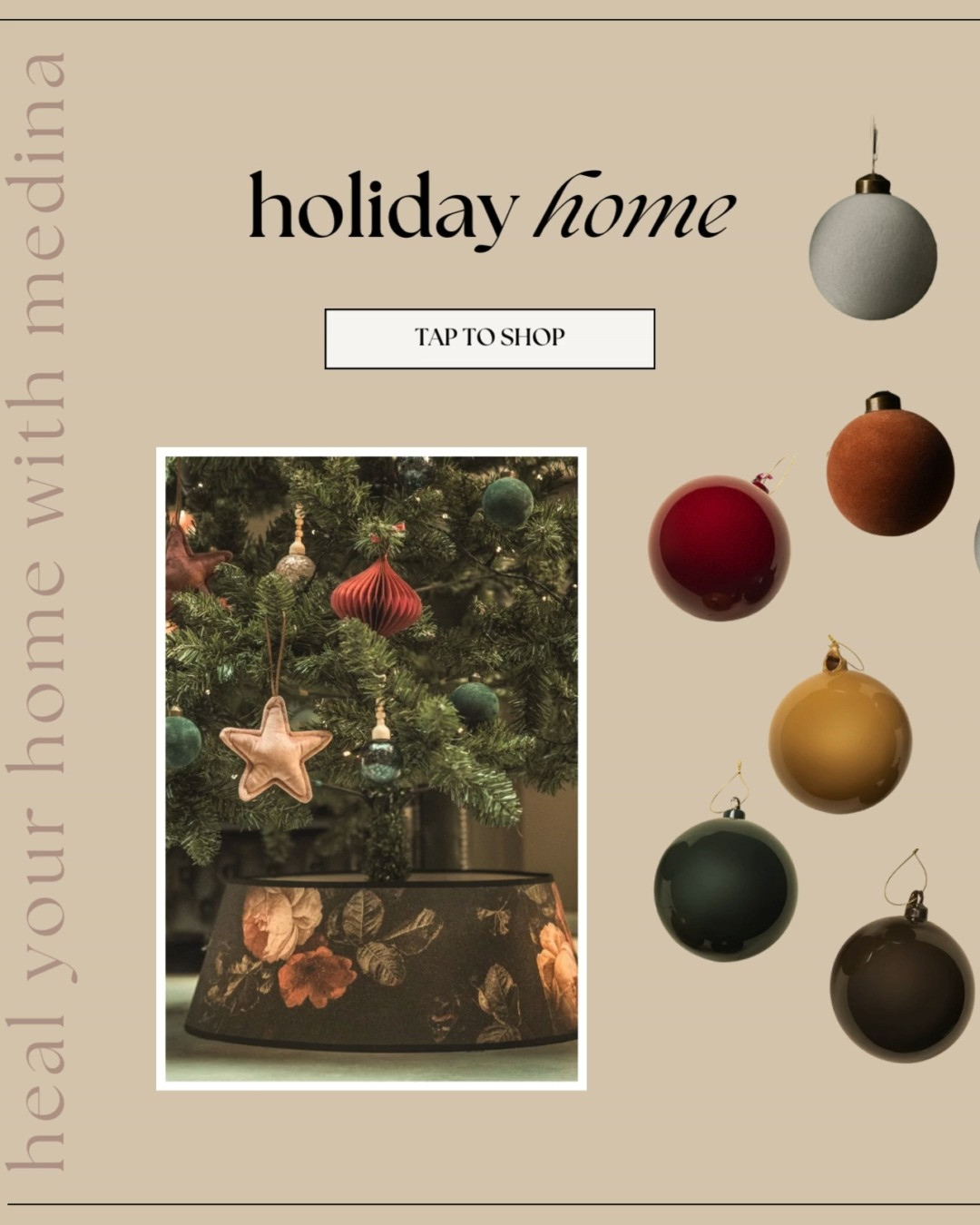 Tree collar and ornaments for a stylish, traditional christmas and holiday season!  

 #LTKFallSale #LTKSeasonal #LTKHome