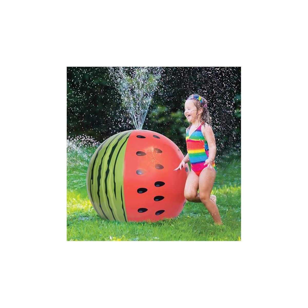 Huge Melon Ball Jumbo Sprinkler, 35.5” Watermelon Inflatable Sprinkler Toys for Kids Toddlers | Target