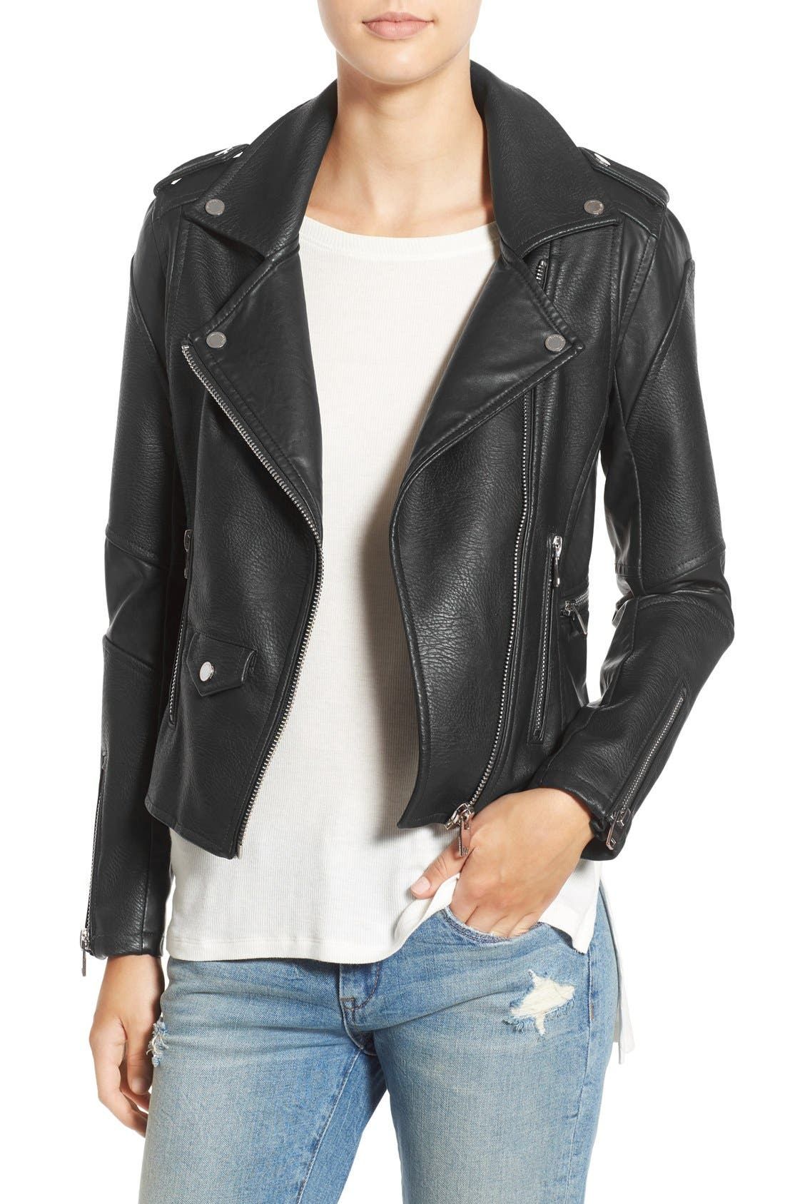 'Easy Rider' Faux Leather Moto Jacket | Nordstrom