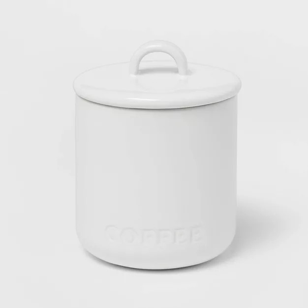 Stoneware Hand Lettered Canister - Threshold™ | Target