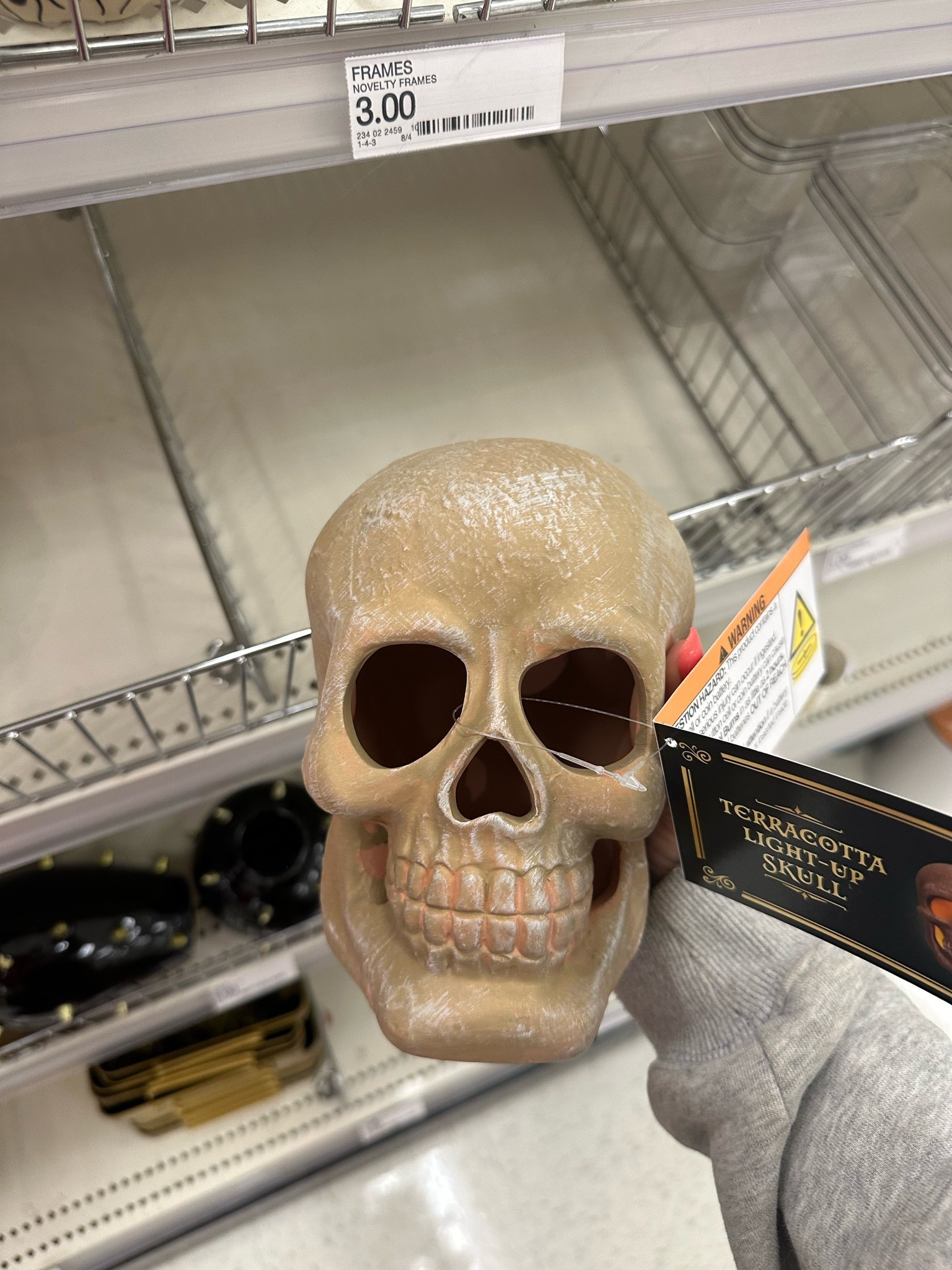 Light up ceramic skull for Halloween at Target! Only $5! **low stock

#LTKSeasonal #LTKHome