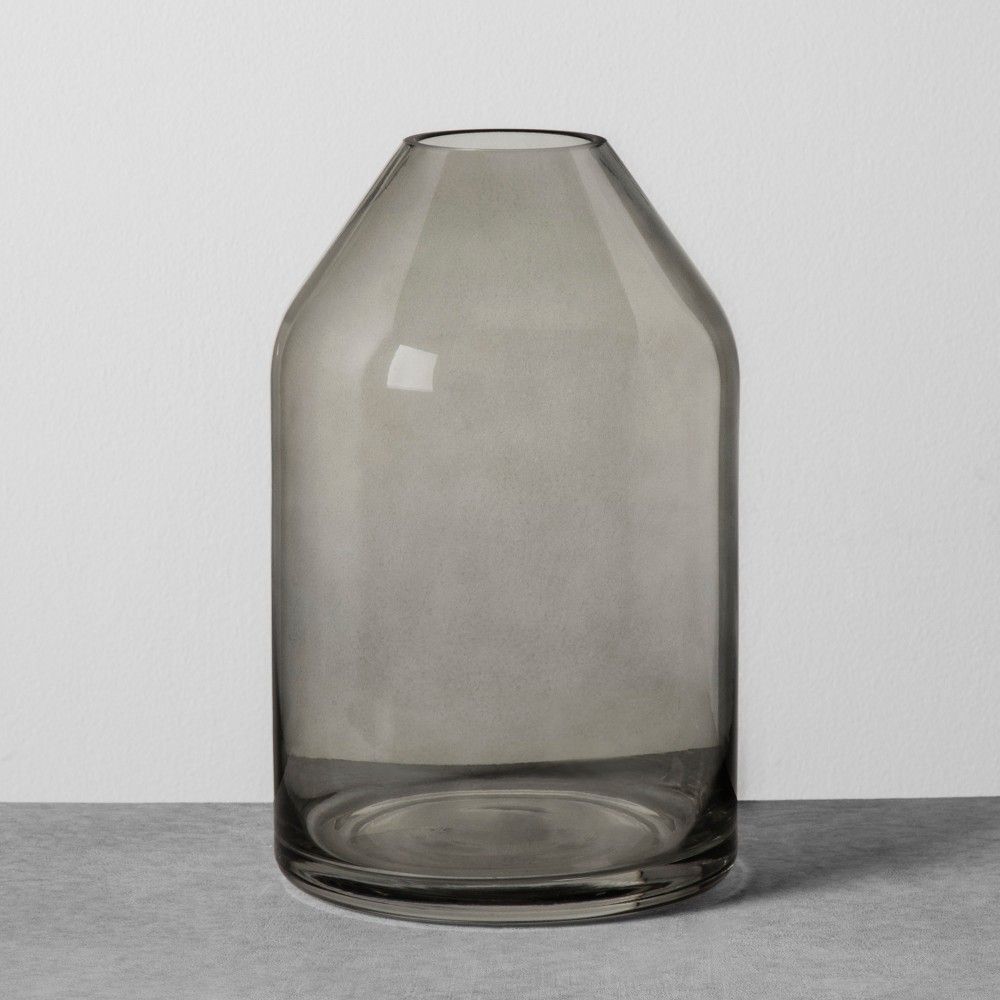 Smoke Glass Jug Vase Medium - Hearth & Hand with Magnolia | Target