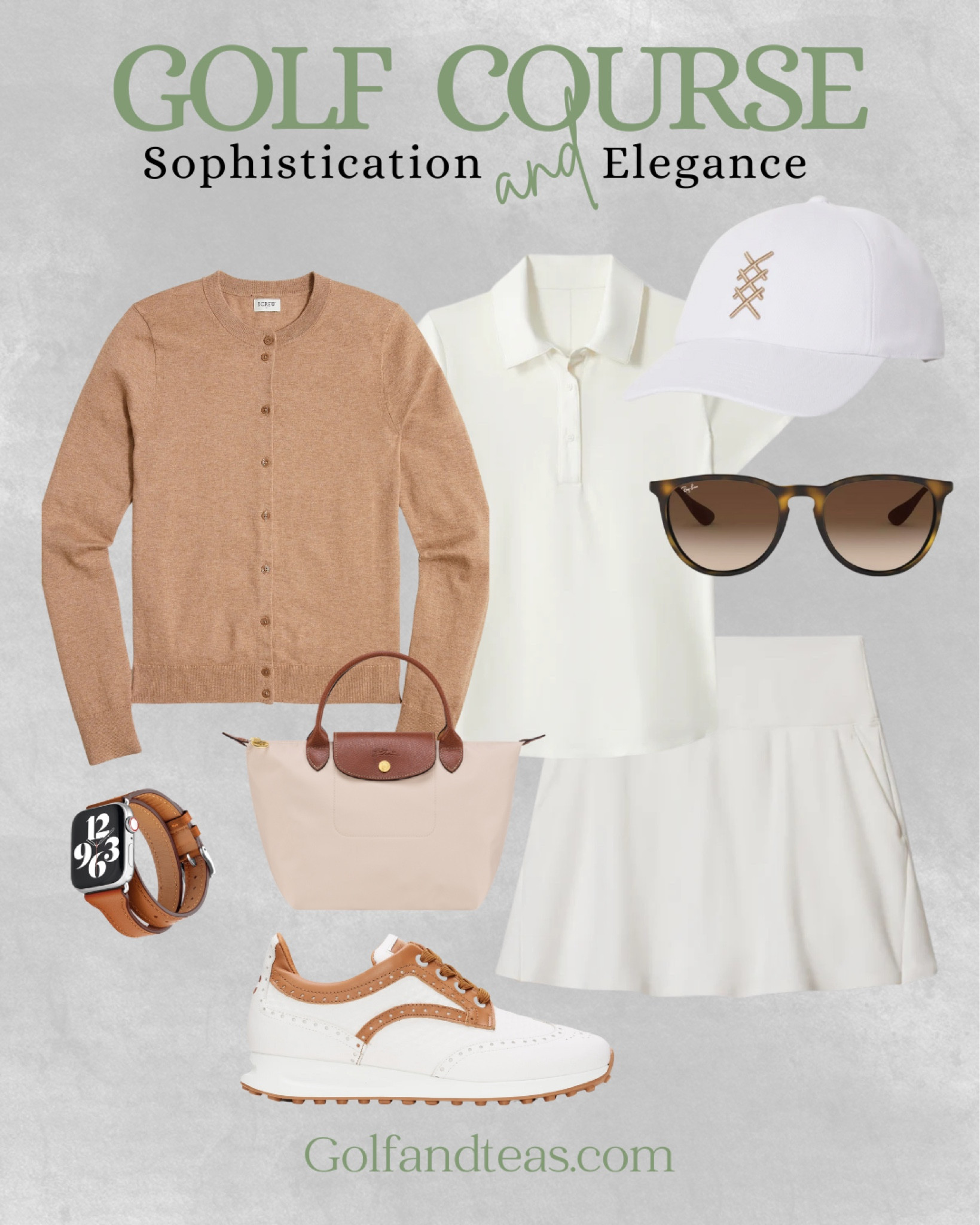 A continuation of the monochrome look for the golf course, sophisticated and sleek  

#LTKActive #LTKFitness #LTKOver40