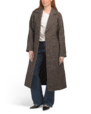 Tweed Wrap Coat | Marshalls