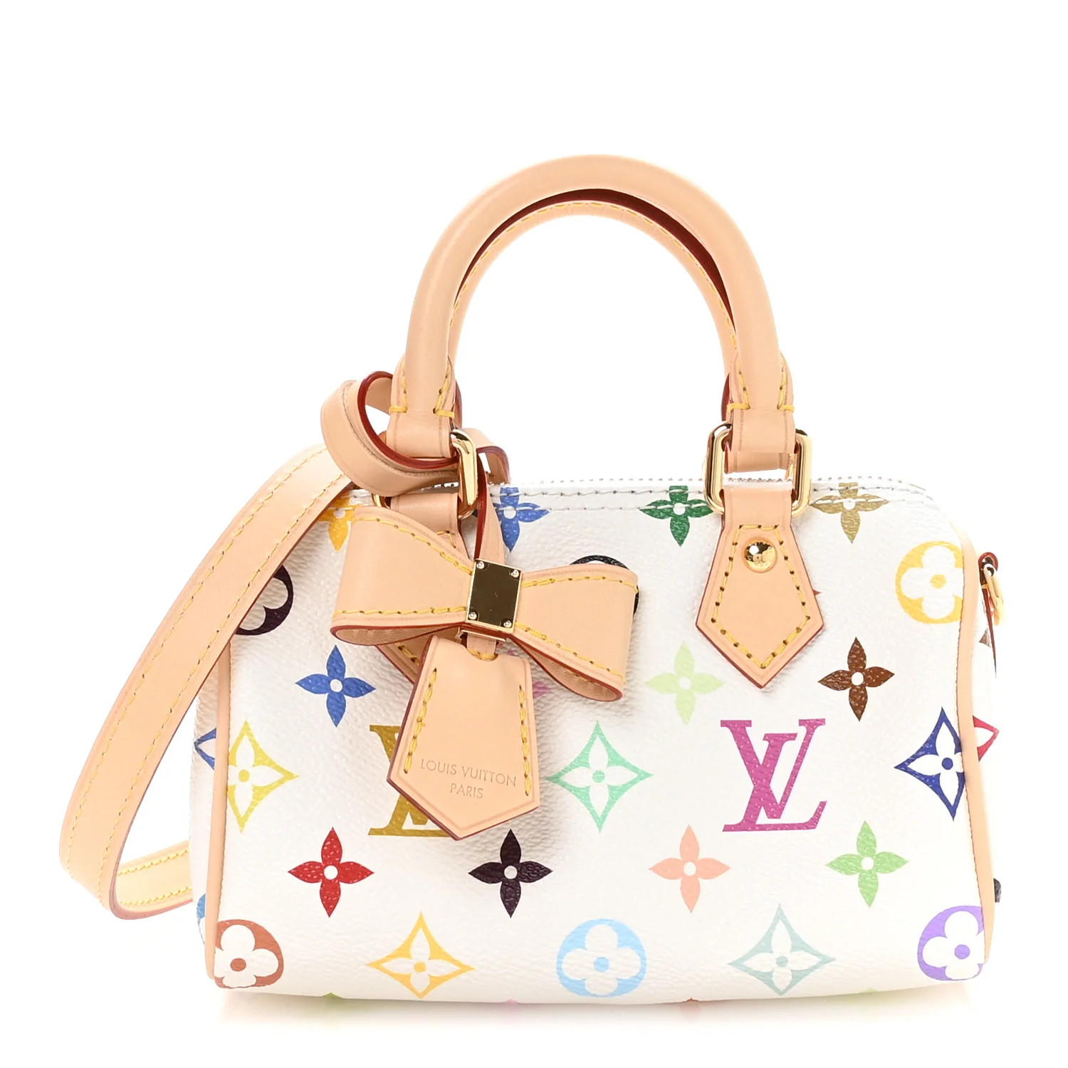 Louis Vuitton LV X TM Monogram Multicolor Nano Speedy White 1880408 | FASHIONPHILE (US)