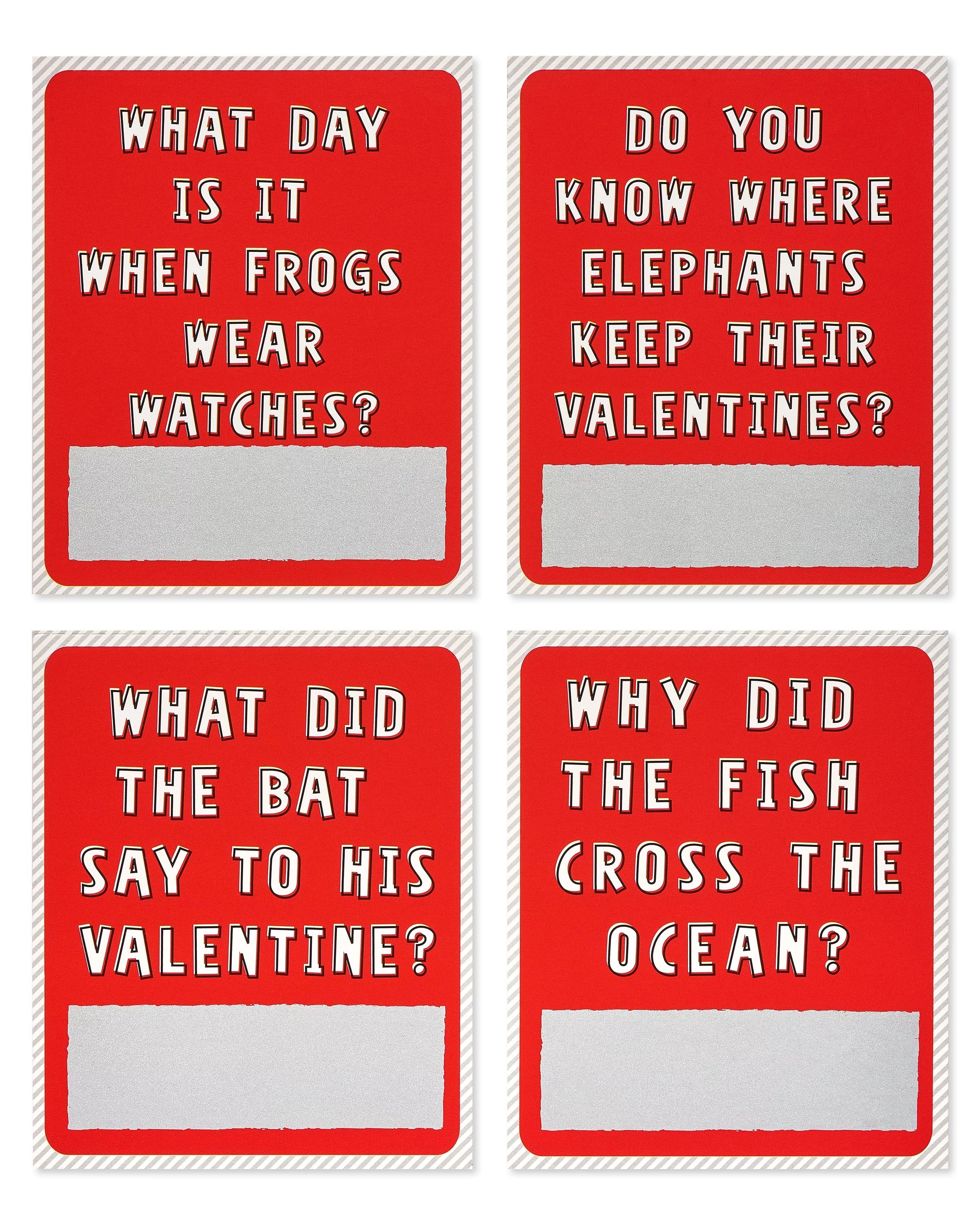 American Greetings Scratch-Off Jokes Funny Valentine's Day Greeting Cards, 2.5" x 2.5" (40 Count)... | Walmart (US)