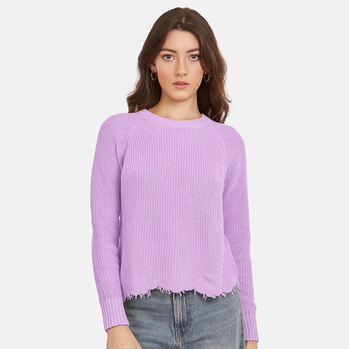 Distressed Scallop Shaker in Primrose | Autumn Cashmere | Autumn Cashmere