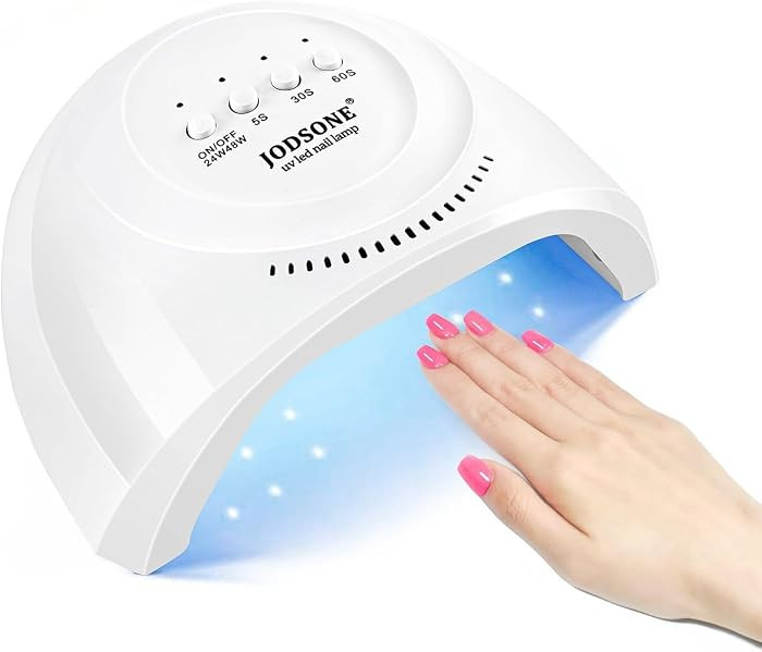 JODSONE U V LED Nail Lamp with 30 Light Beads Nail Dryer for Gel Polish, Automatic Sensor 3 Timer... | Amazon (US)