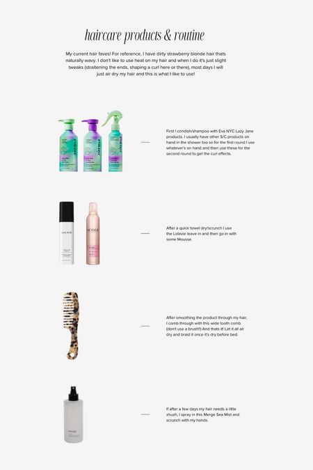 Haircare products and routine! 

#LTKbeauty #LTKunder100