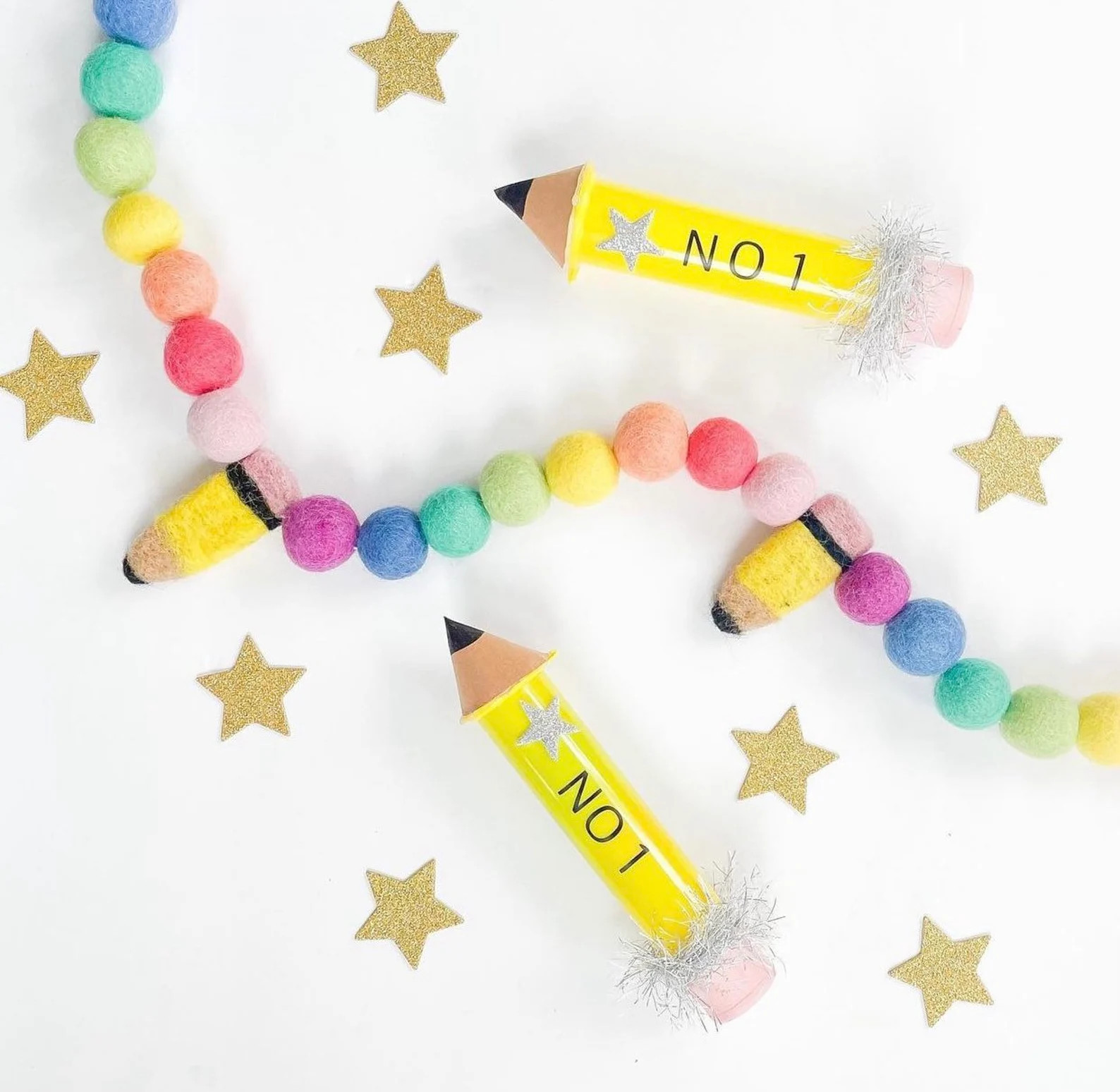 Back to School Felt Ball Garland  First Day of School Pom Pom - Etsy | Etsy (US)