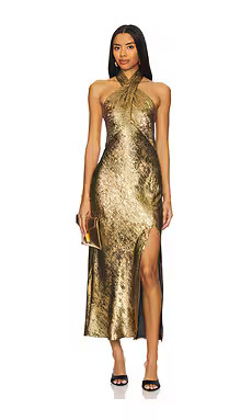 ASTR the Label Marissa Dress in Gold from Revolve.com | Revolve Clothing (Global)