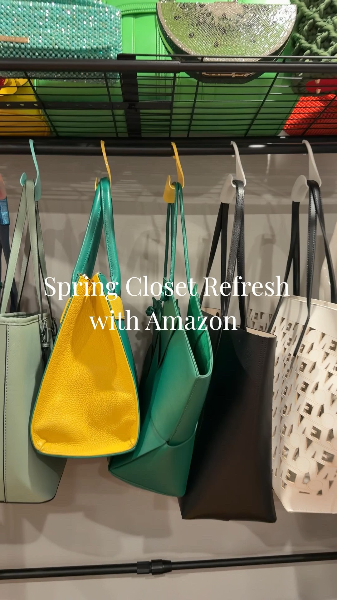 Spring Closet refresh with items from Amazon. It’s a great way to reorganize and update your space. 

#LTKSeasonal #LTKdayinmylife #LTKHome