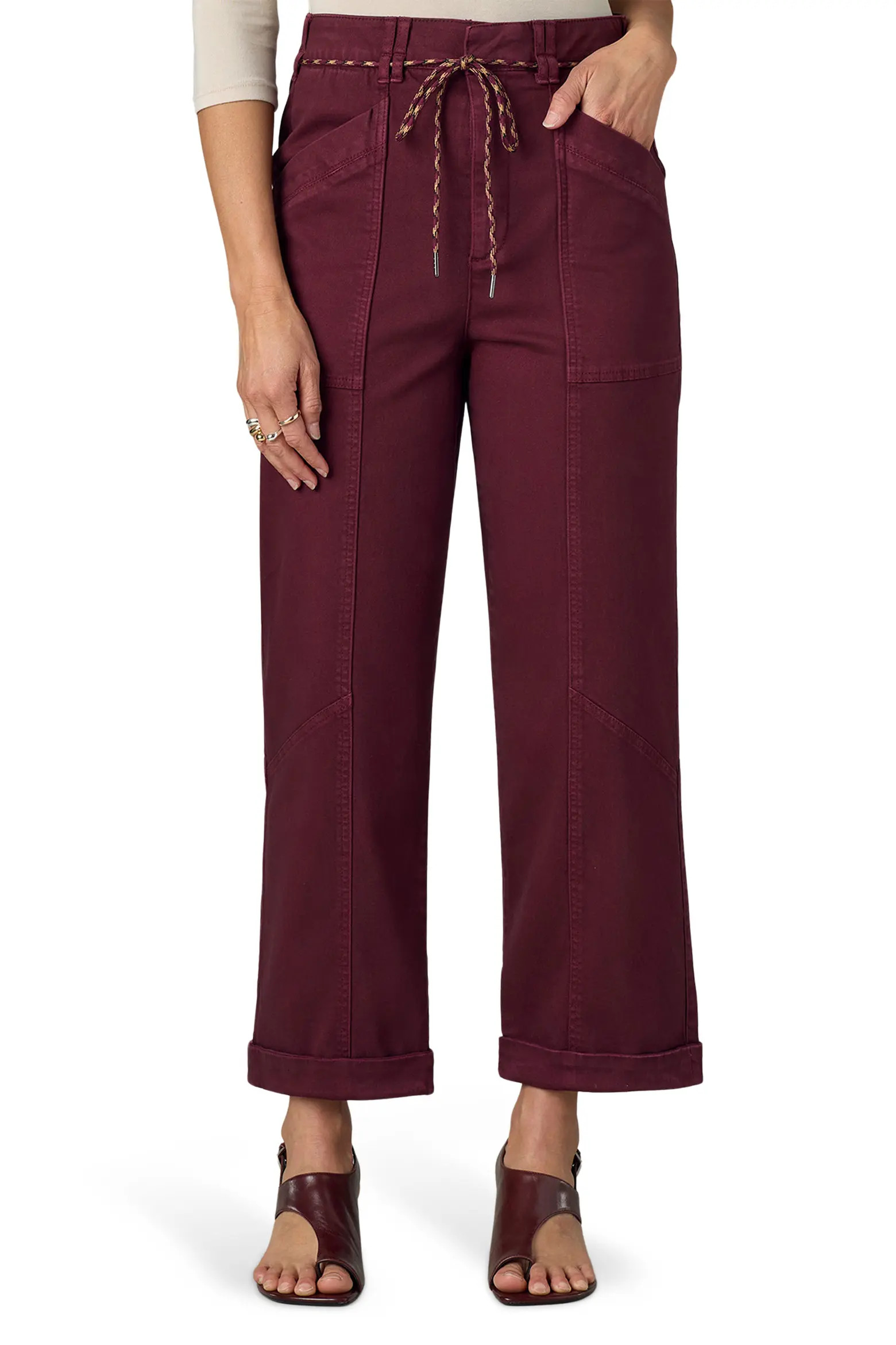 Ultra Skyrise High Waist Relaxed Stretch Cotton Pants (Women) | Nordstrom | Nordstrom