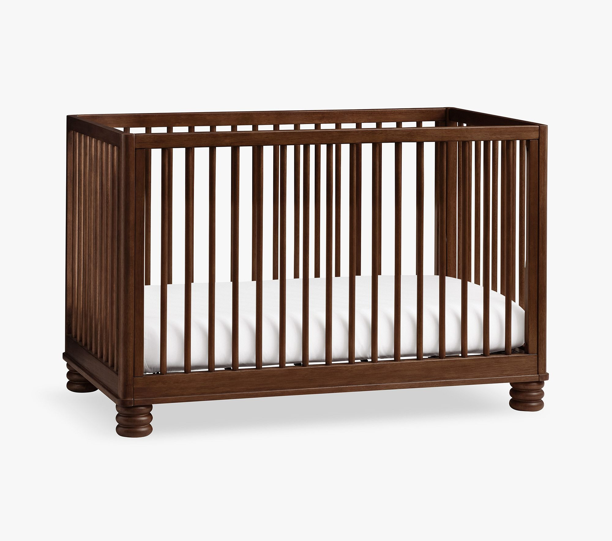Oliver Convertible Crib, Heritage Walnut, White Glove Delivery | Pottery Barn Kids
