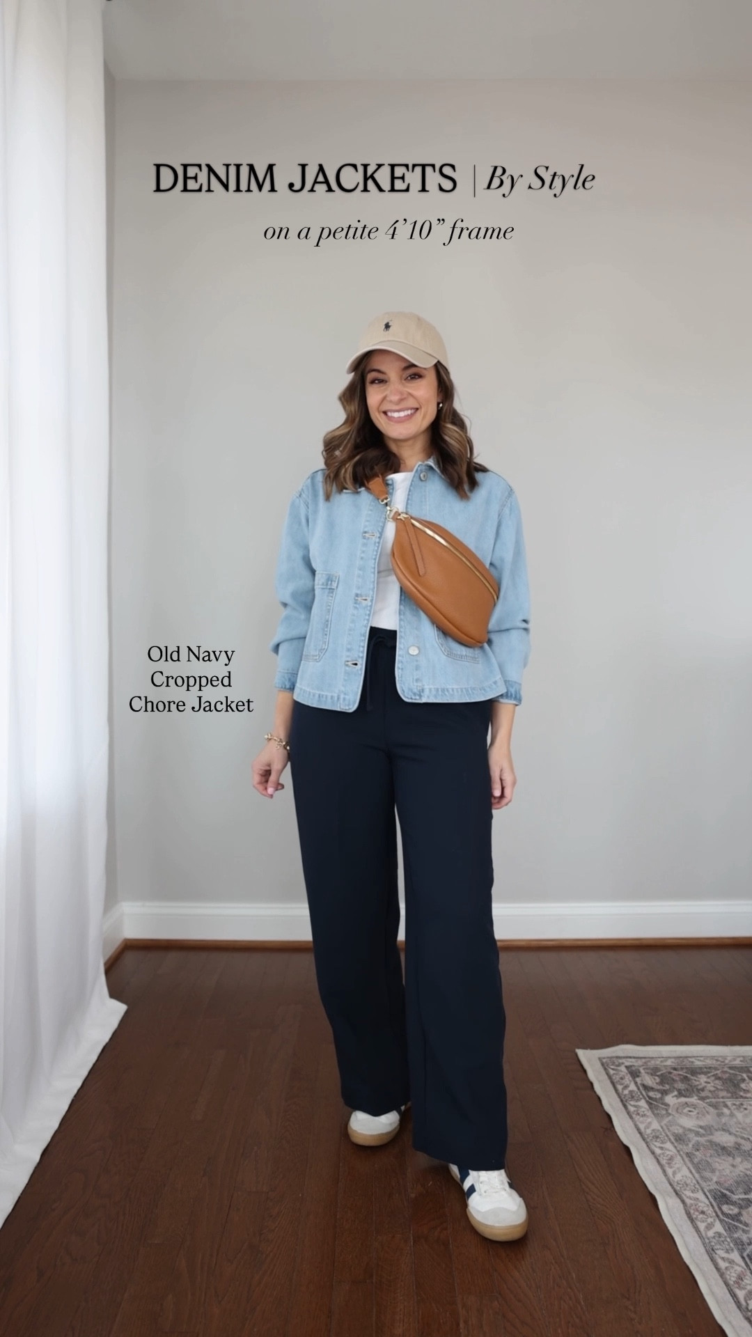 A few petite-friendly denim jacket options that go beyond the classic denim jacket. 

Outfit 1 
Shirt jacket (Walmart): xs 
Pants (Athleta): petite xxs 
Tank Top (Quince): xs 
Sandals (DV)
Bag (Quince)

Outfit 2 
Jacket (Madewell): xxs 
Jeans (BR Factory): petite 24 (27.5” inseam) 
Top (Quince): xs in heather oatmeal 
Shoes (Madewell): tts in tawny khaki 
Belt (Madewell) 

Outfit 3: 
Chore jacket (Old Navy): petite xs 
Pants (BR Factory): petite xxs 
Tank top (Quince): xs 
Sneakers (Gola): tts 
Bag (Quince) 

My measurements for reference: I’m 4’10” and 105lbs. My bust, waist, and hip measurement is 32”, 24”, and 36”.


#LTKPetite