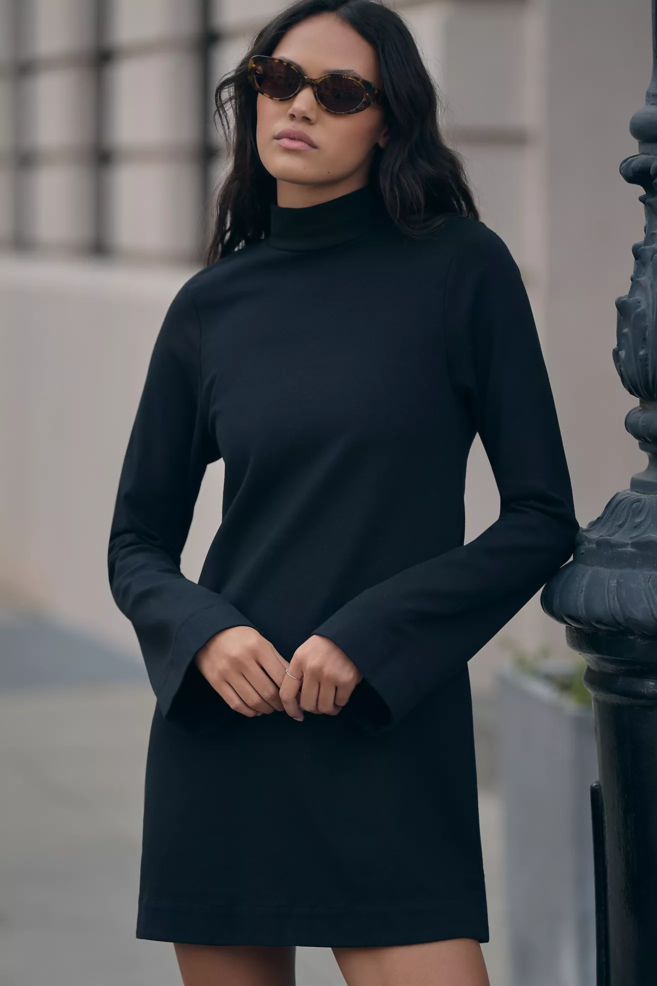 Stateside Ponte Long-Sleeve Mini Dress | Anthropologie (US)