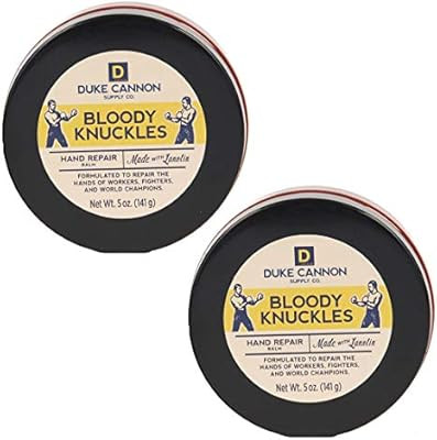 Duke Cannon Supply Co. Bloody Knuckles Hand Repair Balm, Net Wt. 5oz (2 Pack) / Unscented, Parabe... | Amazon (US)