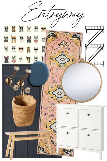 Entryway mood board! Combining a need for functional storage and a touch of whimsy 💙

#LTKunder100 #LTKunder50 #LTKhome