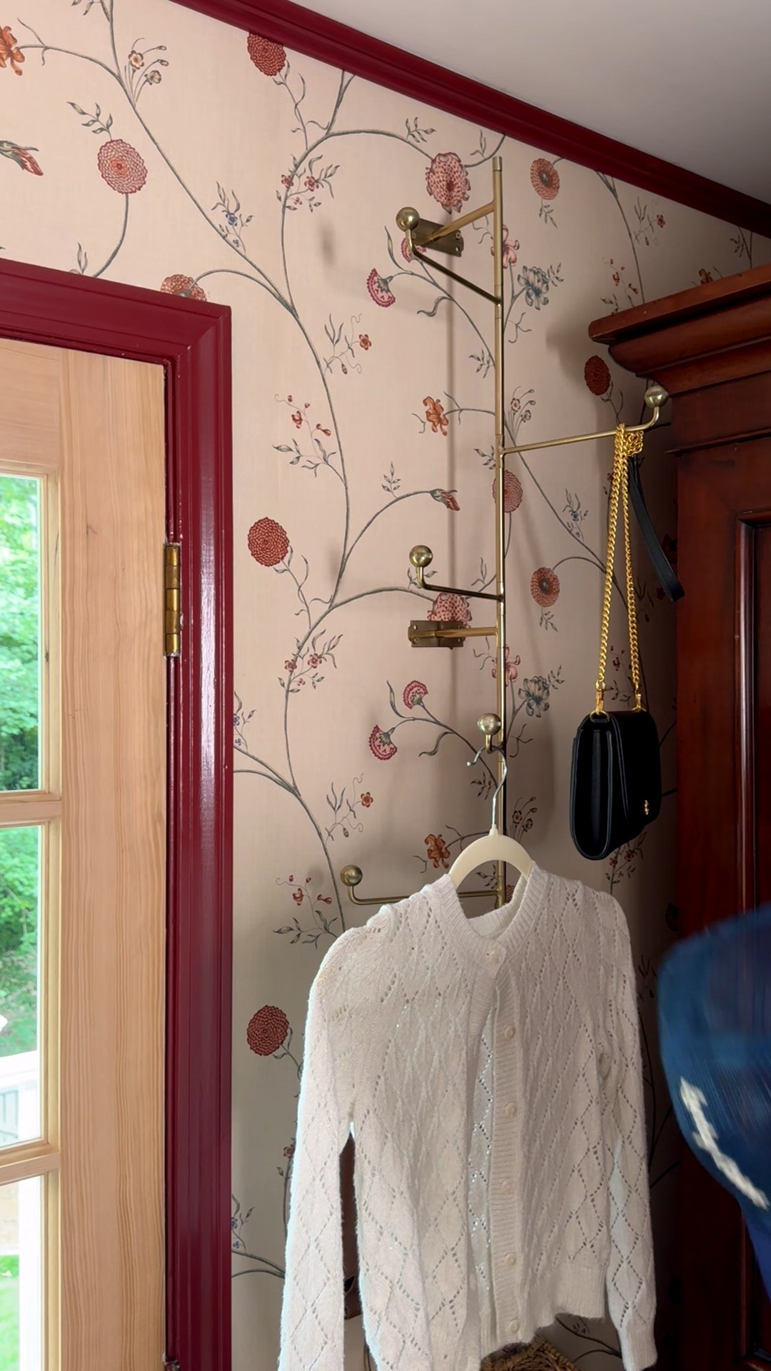 This brass swivel vertical wall hook might be my new favorite find! I can hang clothes to dry in this laundry room or accessories like a hat or purse! This will work great when guests are over as well. 

#eanesinteriors #dryingrack #foldabledryingrack #laundryroomgoals #smallspacesolutions #checkerboardtile #redcabinets #laundryroomdesign #spacehack #homeorganization #ltkhome #ltklaundryroom #smartstorage #laundryroomstyle


#LTKHome #LTKFindsUnder50 #LTKStyleTip