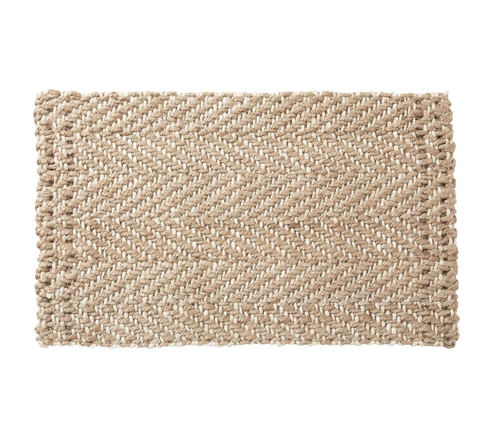 Herringbone Natural Fiber Doormat | Pottery Barn (US)