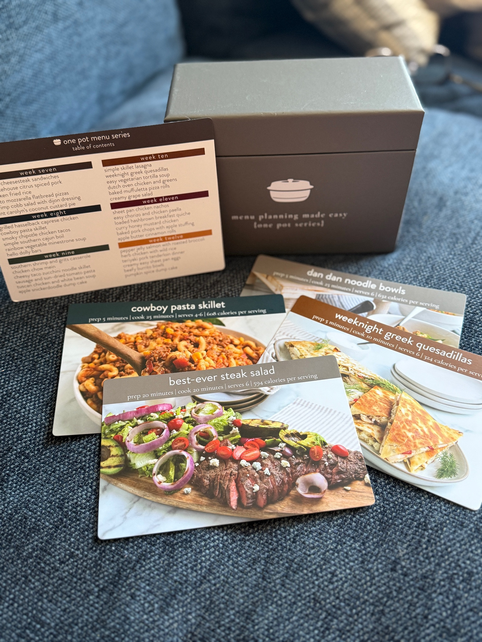 One pot meal planning recipe box! My favorite passionate penny pincher recipe boxes make dinnertime soooo much easier 🙌🏻 

#LTKFindsUnder50 #LTKHome #LTKFamily