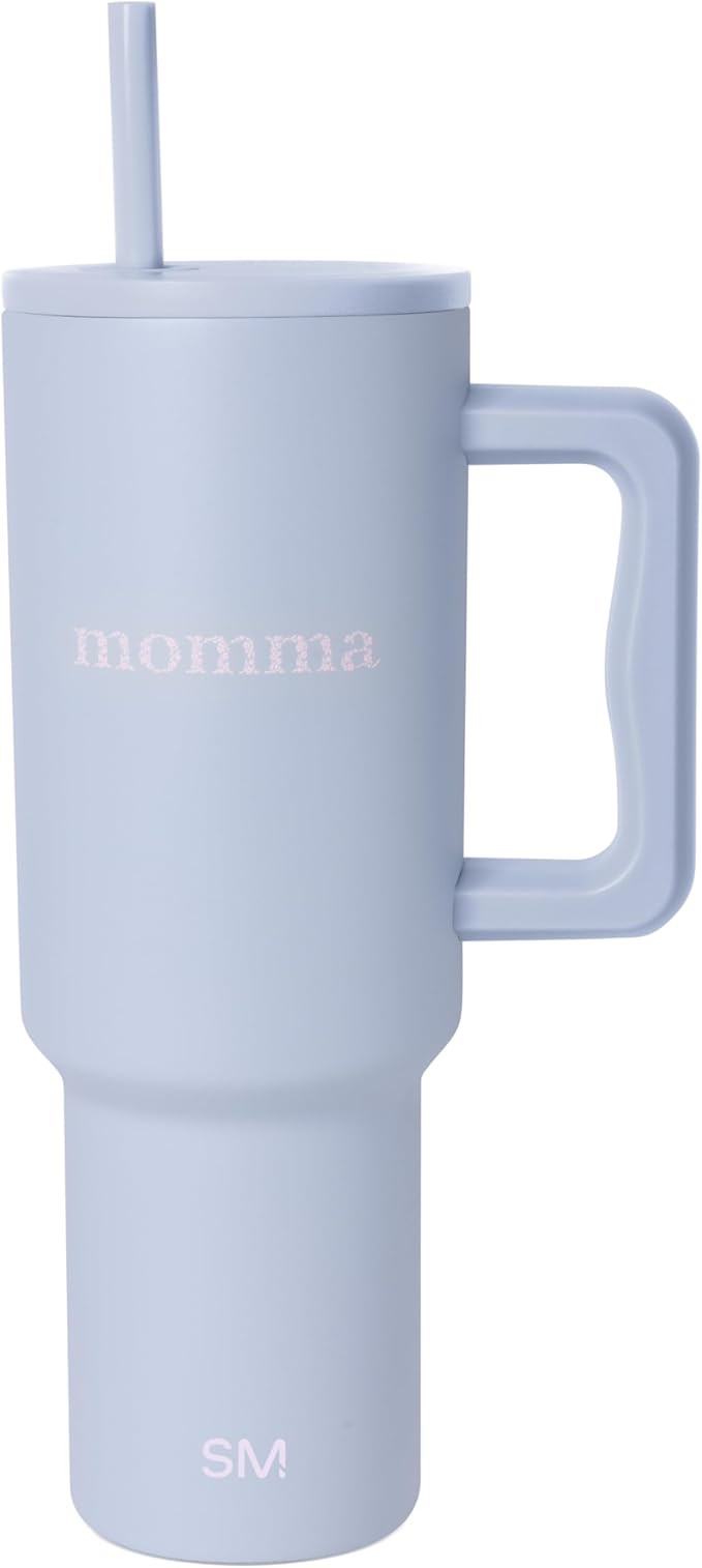 Simple Modern Mother's Day 40 oz Trek Tumbler with Handle and Straw Lid | Cup Holder Friendly Ins... | Amazon (US)