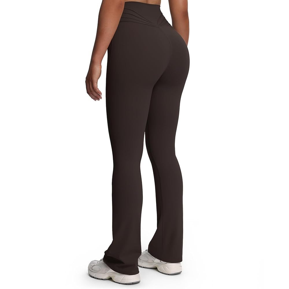Aoxjox Flare Leggings for Women Trinity Tummy Control High Waisted Wide Leg Yoga Pants 29"/31"/33... | Amazon (US)