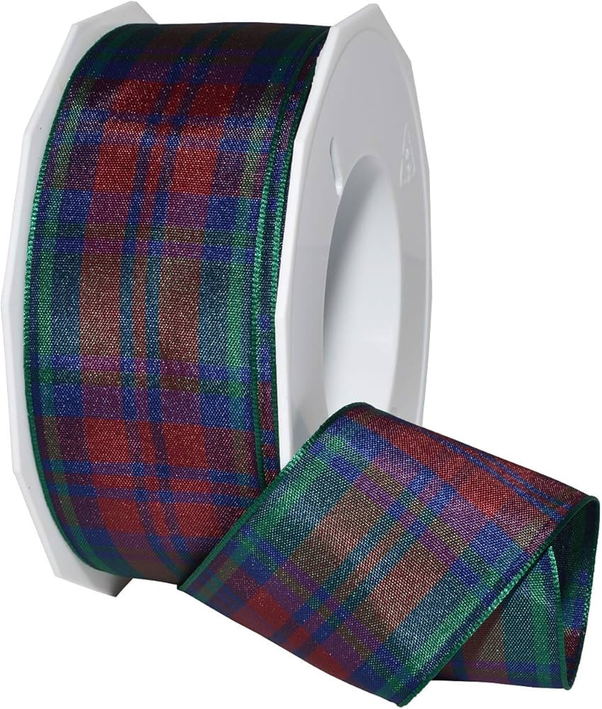 Morex Ribbon 975 Edinburgh Ribbon, 1.5 inches by 27 Yards, Lindsay Tartan | Amazon (US)