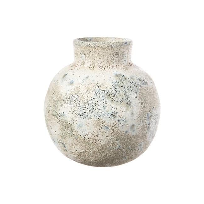 Urban Trends Collection 19200 Ceramic Round Bellied Vase with Dark Speckled Design Body&#44; Dist... | Walmart (US)
