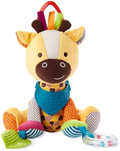 Amazon.com : Skip Hop Bandana Buddies Baby Activity and Teething Toy with Multi-Sensory Rattle and T | Amazon (US)