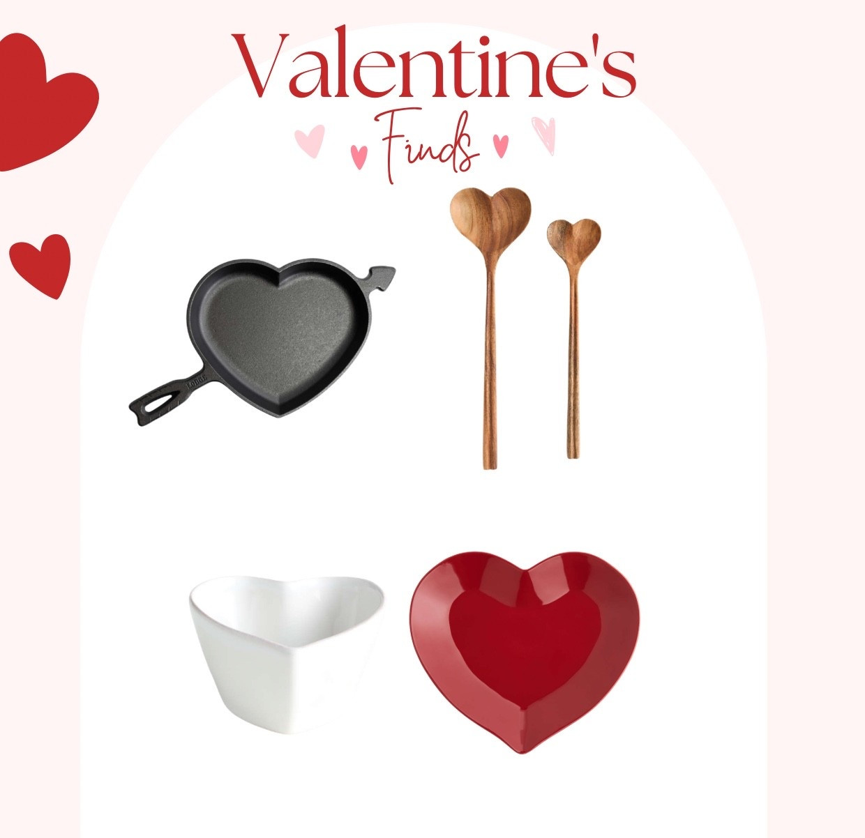 Valentine’s finds, heart cast iron, heart plate, heart bowl

#LTKHome #LTKValentine