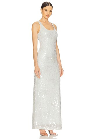 SIMKHAI Bex Tank Maxi Dress in Ivory from Revolve.com | Revolve Clothing (Global)