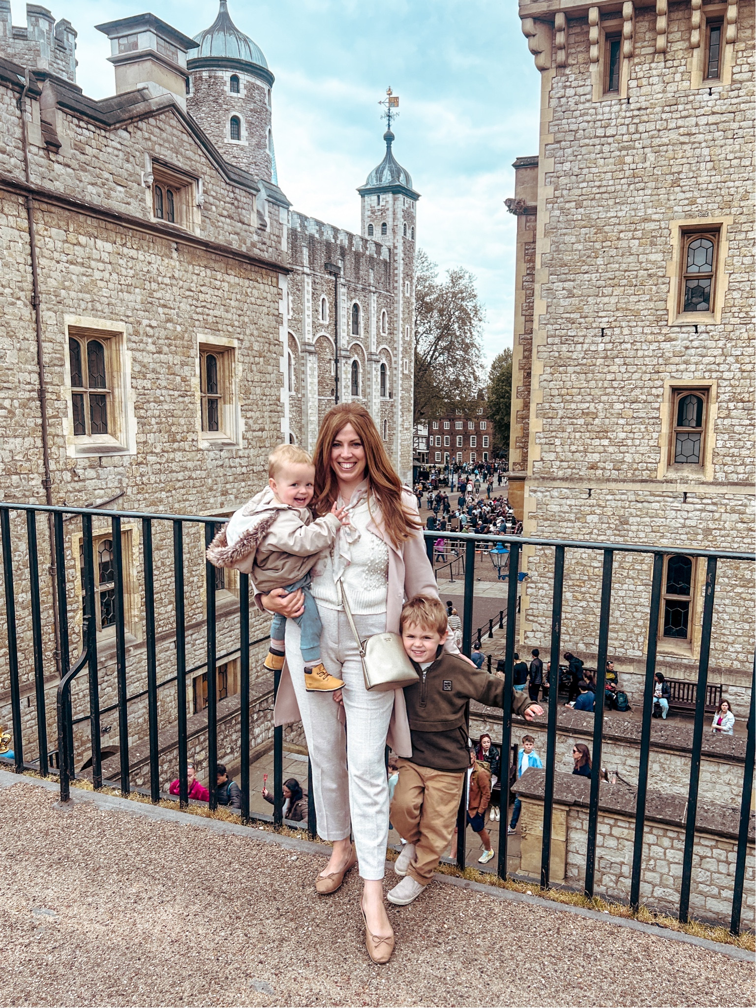 A fun family day at the Tower of London 🤎
.
Full guide is on my blog Alexjessicamills.com
.
Mum fashion - London style - mum style - easy spring outfits - neutral fashion - sage and beige - things to do in London - chic feminine style - pink trench coat - floral blouse - affordable fashion - neutral kids clothes 

#LTKFindsUnder50 #LTKFamily #LTKTravel